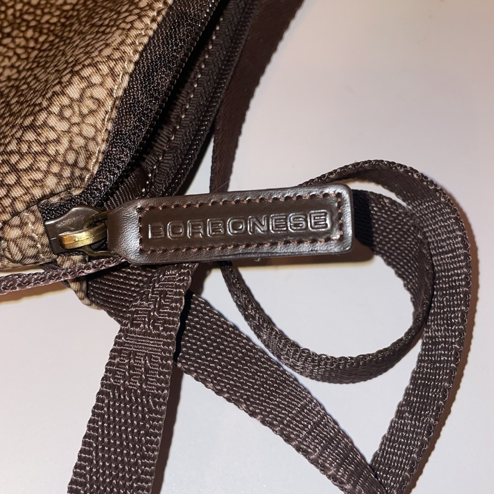 Borbonese Crossbody Bag 100% Authentic Italian Designer Bag Rare Hard to Find 🔥 - Picture 10 of 16